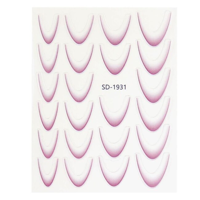 Urban Nails Nail Art Sticker III - 09 Ombre Taupe