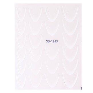 Urban Nails Nail Art Sticker III - 11 Ombre Wit