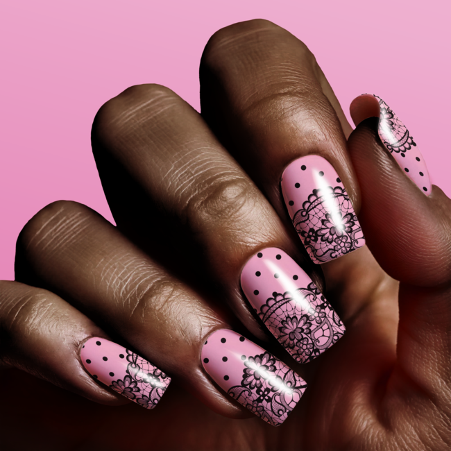Twisties Dotted Charm (Black)