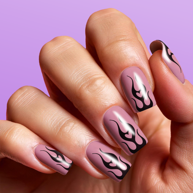 Twisties Heart on Fire (Black)