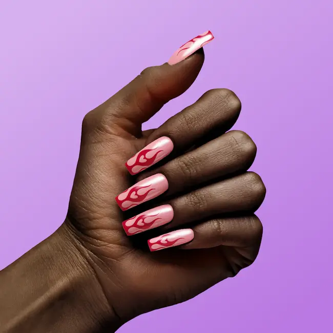 Twisties Heart on Fire (Red)