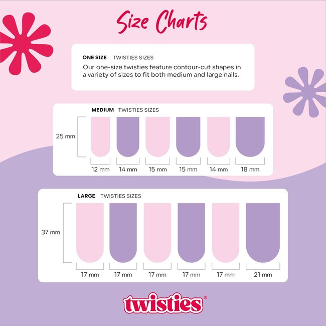 Twisties Heavenly Lace (White)