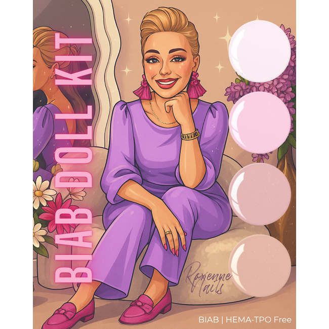 Roxenne Nails - Opleidingen en workshops BIAB Doll Kit, nu met gratis penseel!