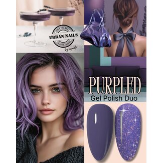 Urban Nails Purpled Gel Polish Duo Urban Nails Purpled Gel Polish Duo