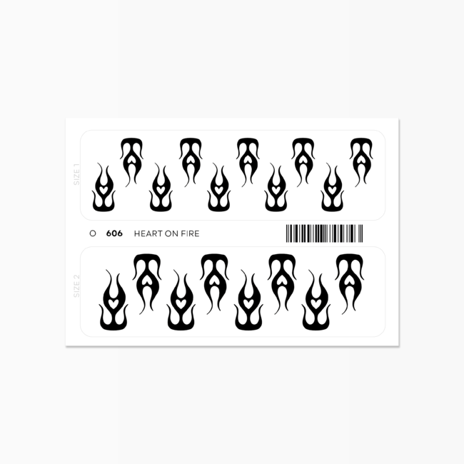 Twisties Heart on Fire (Black)