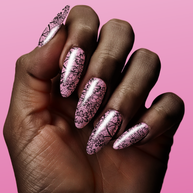 Twisties Heavenly Lace (Black) Large