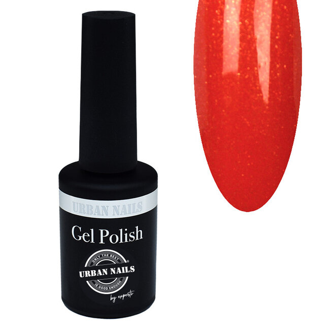 Urban Nails Gelpolish 68 - Koraal Met Gouden Shimmer