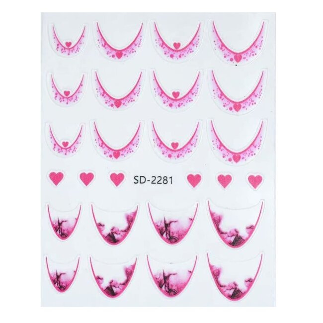 Urban Nails Nail Art Sticker V - NASV-03