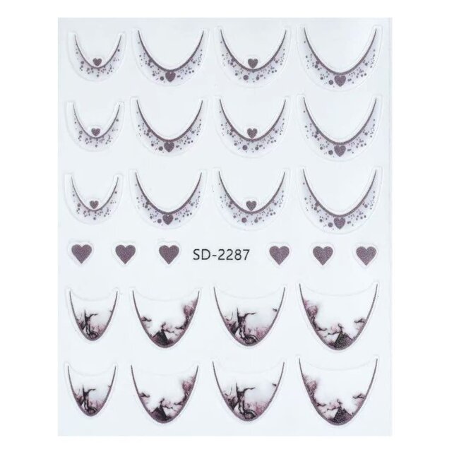 Urban Nails Nail Art Sticker V - NASV-09