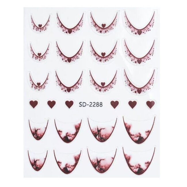 Urban Nails Nail Art Sticker V - NASV-10