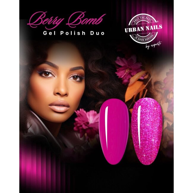 Urban Nails Berry Bomb Gel Polish Duo