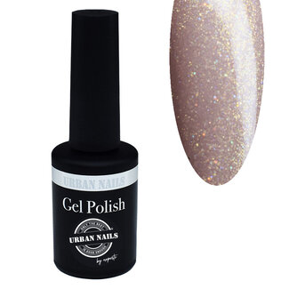 Urban Nails Gelpolish 244 - Lichtbruin met goud glitter