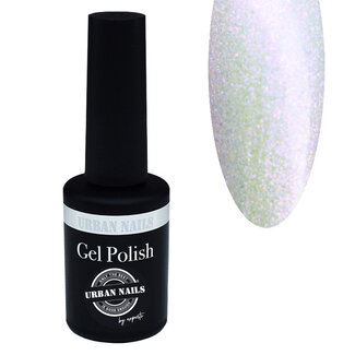 Urban Nails Gelpolish 243 -Bridal White met paars glitter