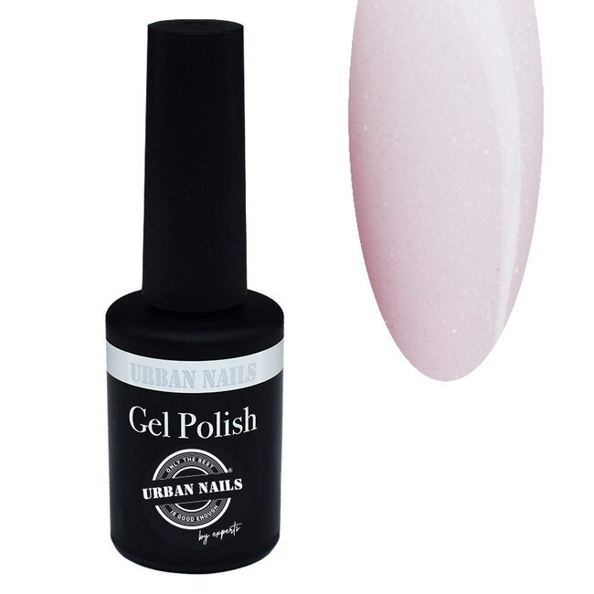 Urban Nails Gelpolish 242 - Bridal Pink met zilveren glitter