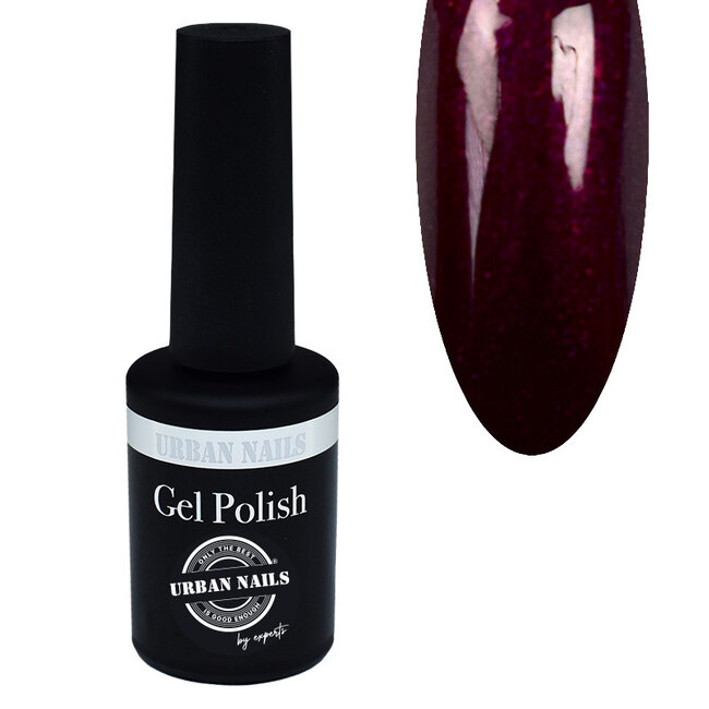 Urban Nails Gelpolish 187 - Donker Aubergine Glitter