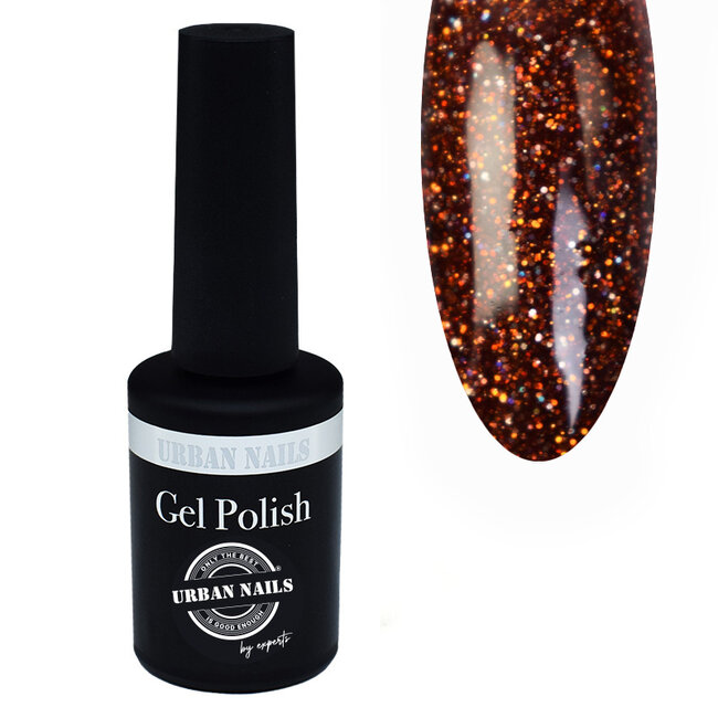Urban Nails Gelpolish 98 - Koper Bruin Glitter