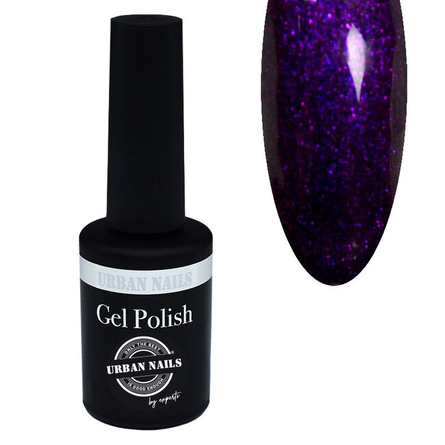 Urban Nails Gelpolish 140 - Donker Paars Glitter
