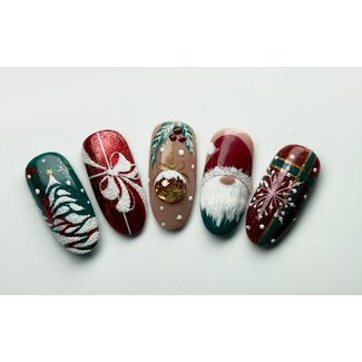 Roxenne Nails - Opleidingen en workshops Kerst workshop door Sandra Haenen