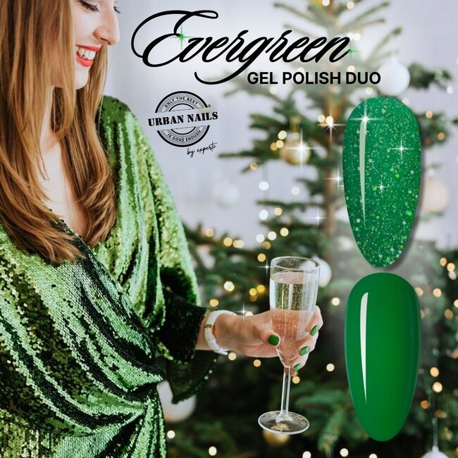 Urban Nails Evergreen Gel Polish Duo