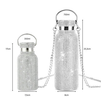 Urban Nails Rhinestone Tumbler with chain small