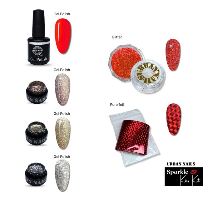 Urban Nails Sparkle Kiss Kit
