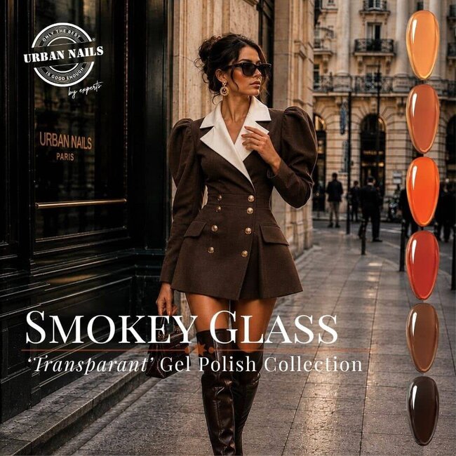 Urban Nails Smokey Glass - Transparant Gel Polish Collection