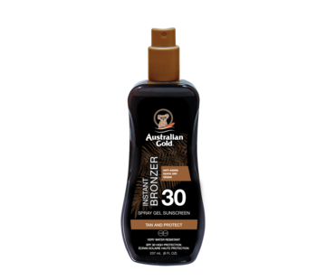 Australian Gold SPF 30 Spray Gel met bronzer