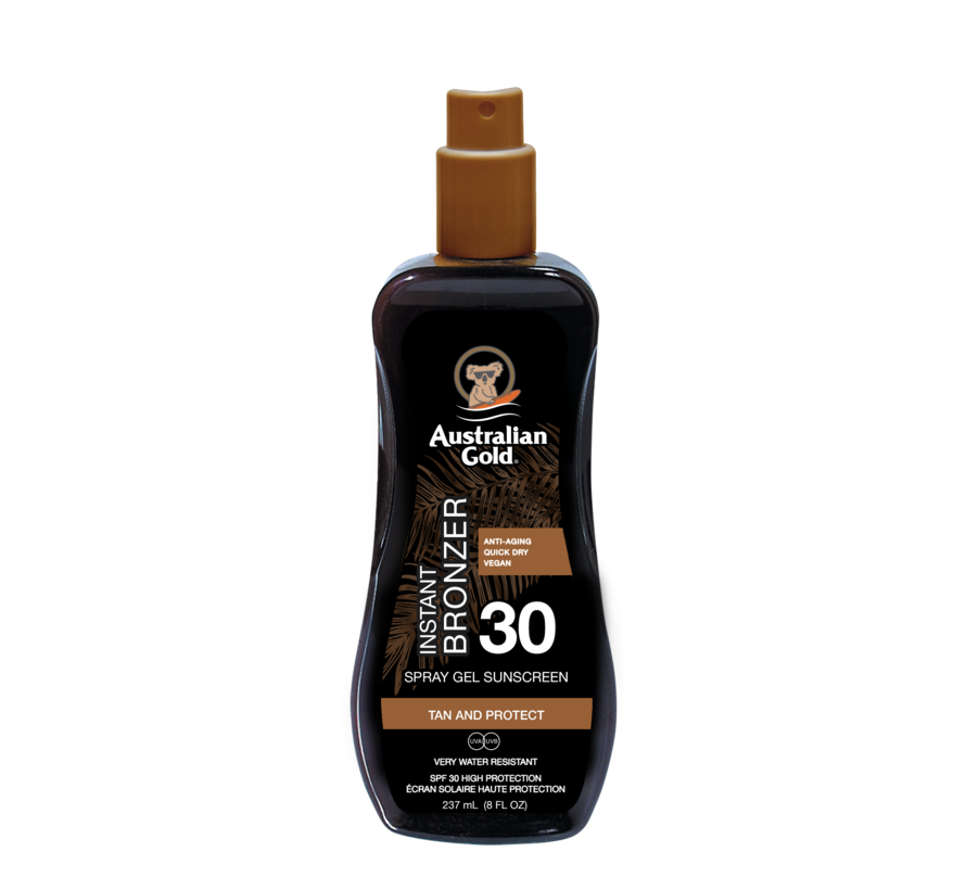 SPF 30 Spray Gel met bronzer - Zonnebrandcrème