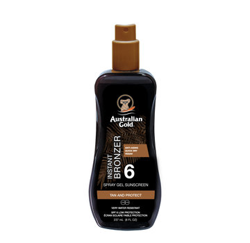 Australian Gold SPF 6 Spray Gel + Bronzer