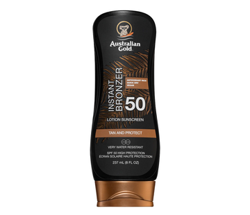 Australian Gold SPF 50 Lotion avec Bronzer