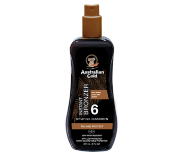 Australian Gold SPF 6 Spray Gel + Bronzer