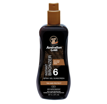 Australian Gold SPF 6 Spray Gel met Bronzer