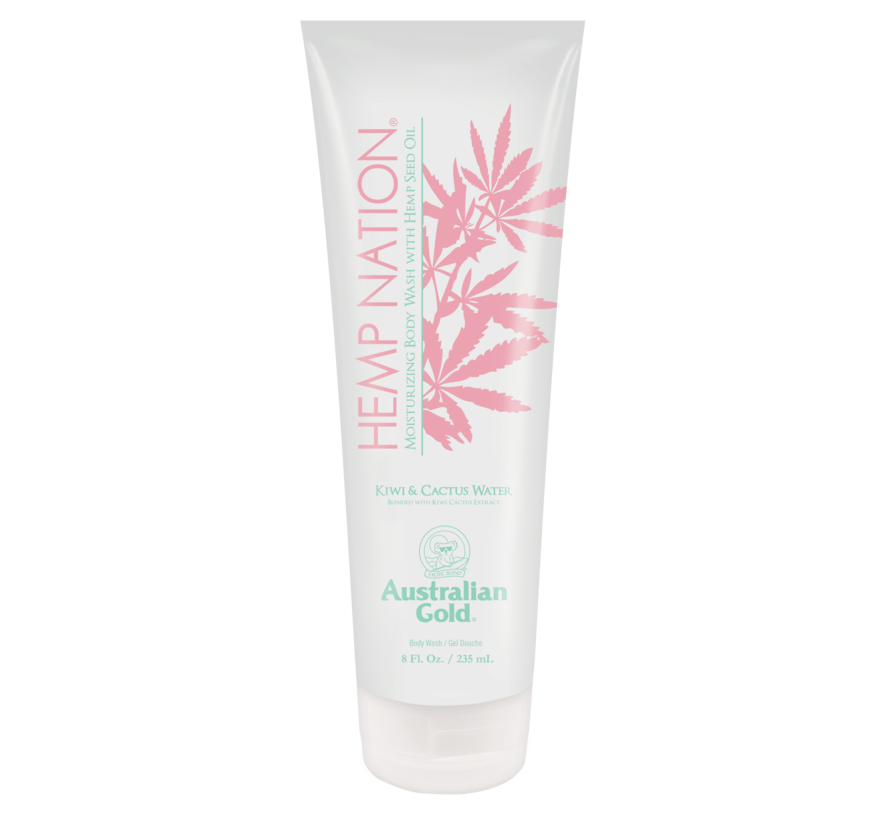 Hemp Nation Kiwi & Cactus Water - Body Wash - 235 ML