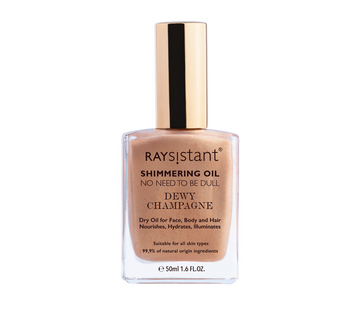 Raysistant Shimmering Body Oil - Dewy Champagne