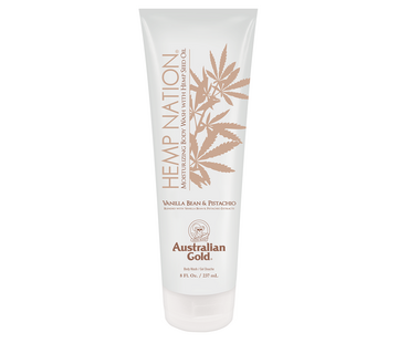 australian gold Hemp Nation Vanilla Bean & Pistachio Body Wash
