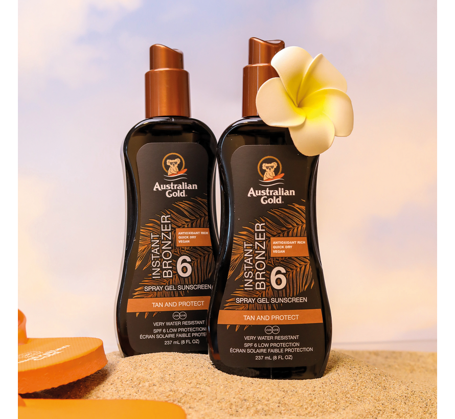 Voordeelset: 2 X SPF 6 Spray Gel met Bronzer