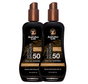 Lot avantageux : 2 × Spray Gel SPF 50 avec bronzant