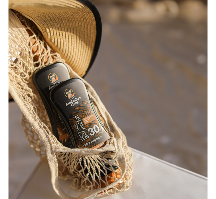 Lot avantageux : 2 × SPF 30 Lotion avec bronzant