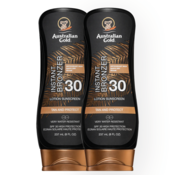 Australian Gold Lot avantageux : 2 × SPF 30 Lotion avec bronzant