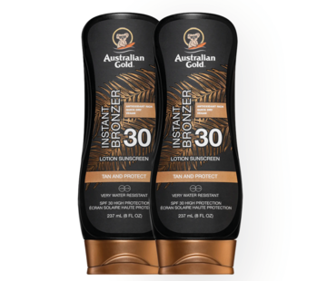 Australian Gold Voordeelset: 2 X SPF 30 Lotion met Bronzer