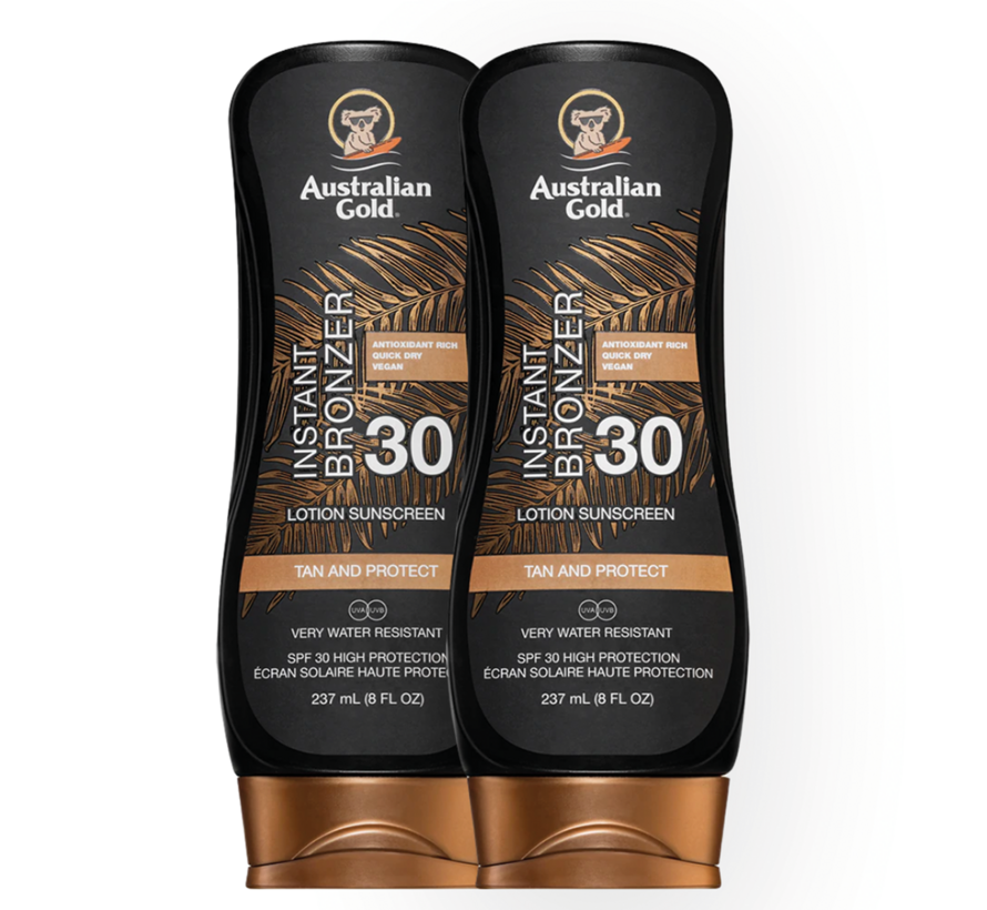 Voordeelset: 2 X SPF 30 Lotion met Bronzer
