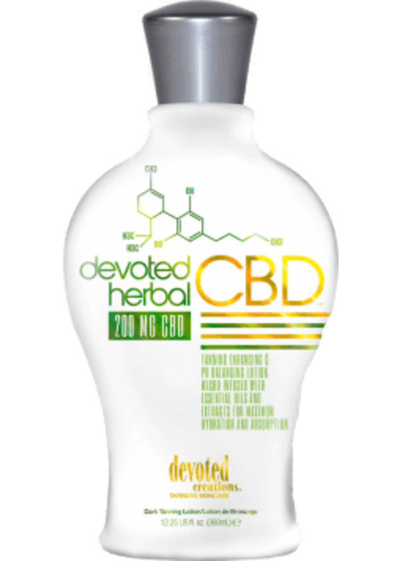 Devoted Creations Devoted Herbal CBD Tanning Lotion - Zonnebankcrème