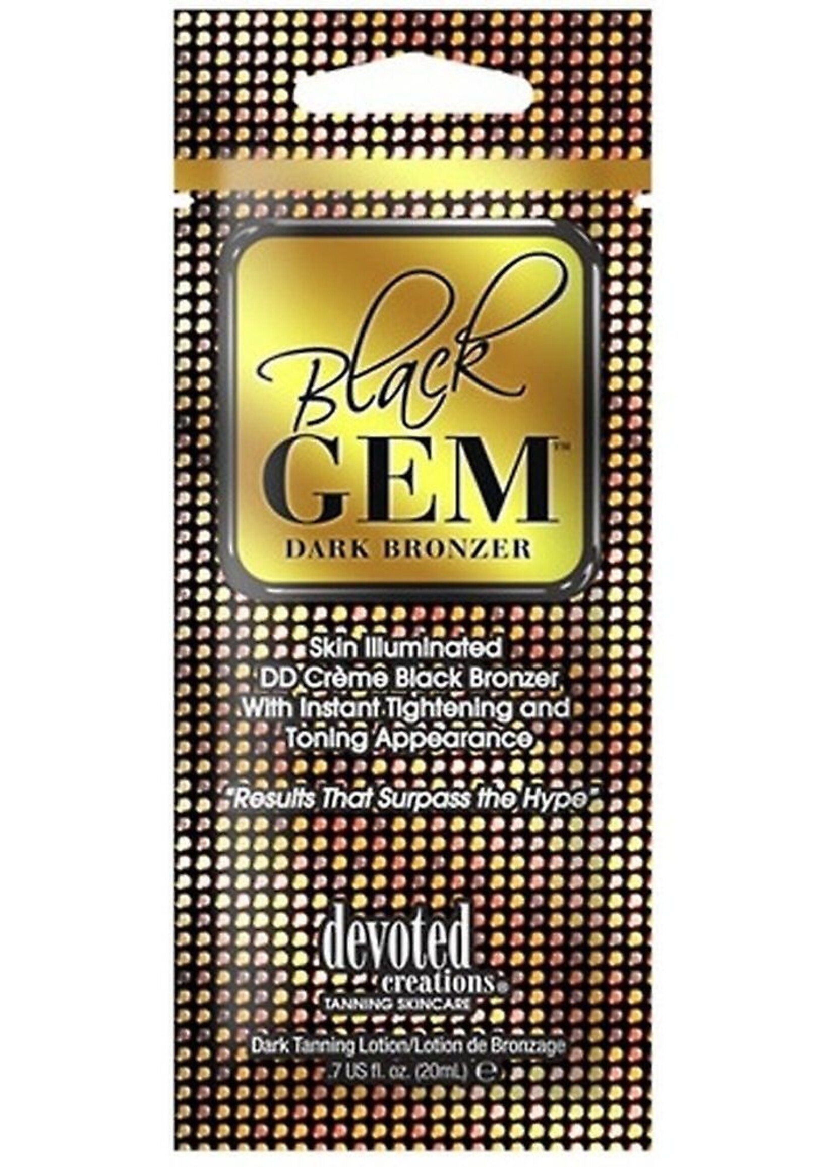 Devoted Creations Black Gem - Zonnebankcrème