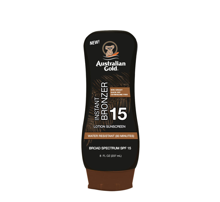 SPF 15 Lotion met bronzer - Zonnebrandcrème