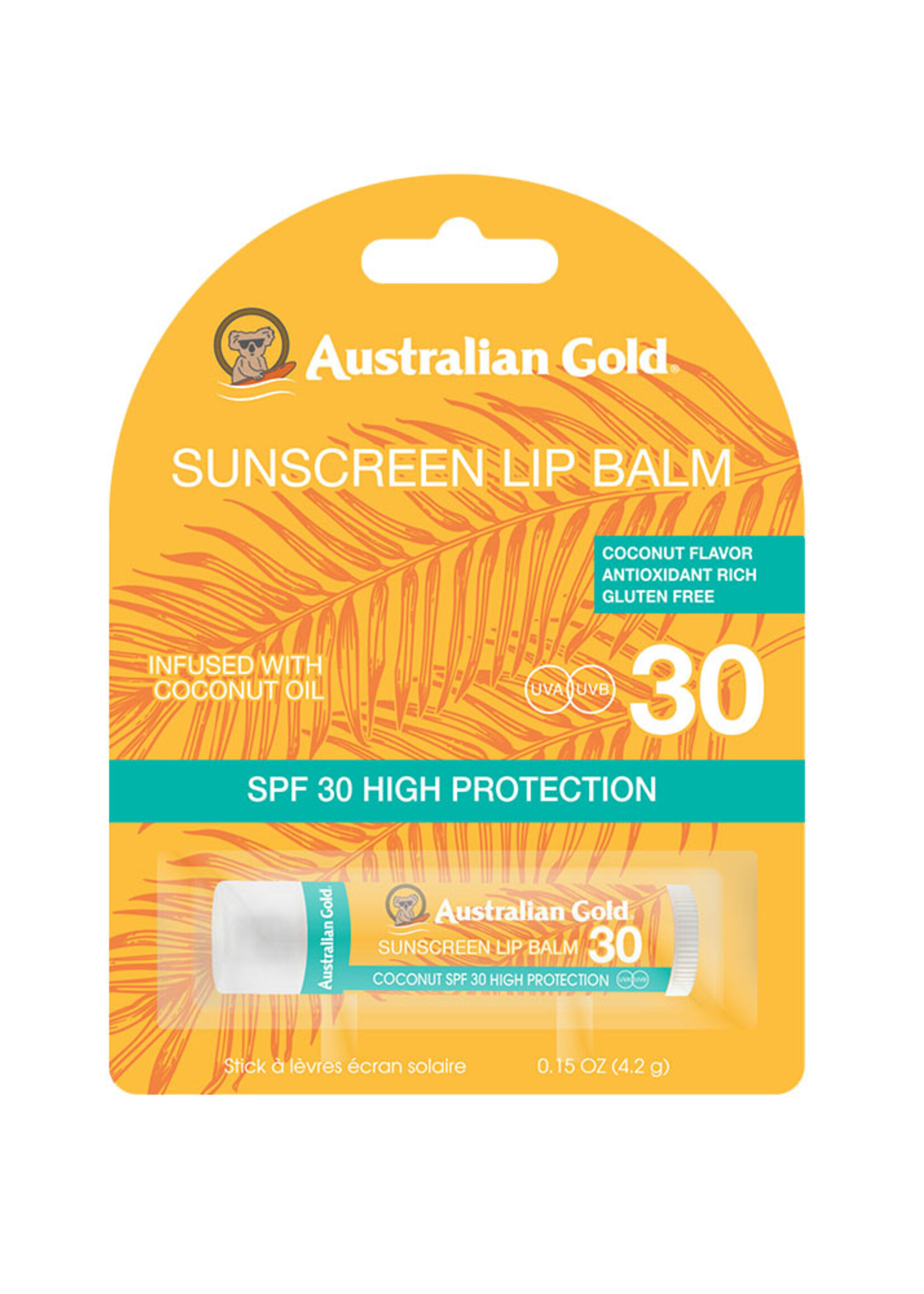 Australian Gold SPF 30 Lipbalm Stick - Zonnebrandcrème