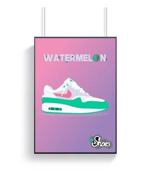 Nike Air Max 1 Watermelon Poster