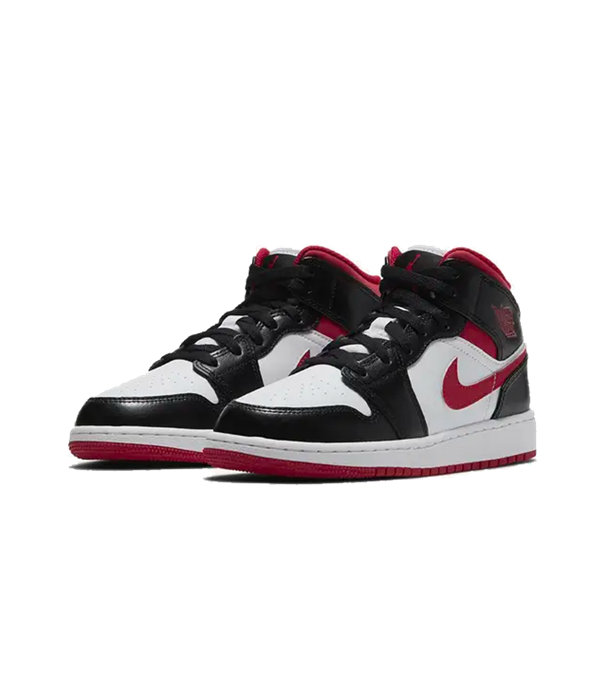 Nike Air Jordan 1 Mid Gym Red Black White GS