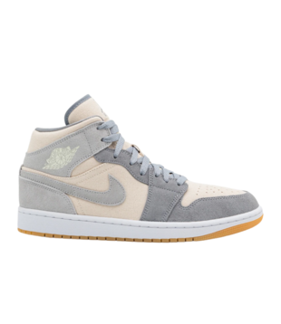 Jordan 1 Mid  Coconut Milk Particle Grey