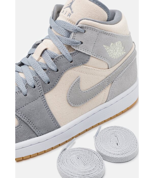 Nike Jordan 1 Mid  Coconut Milk Particle Grey