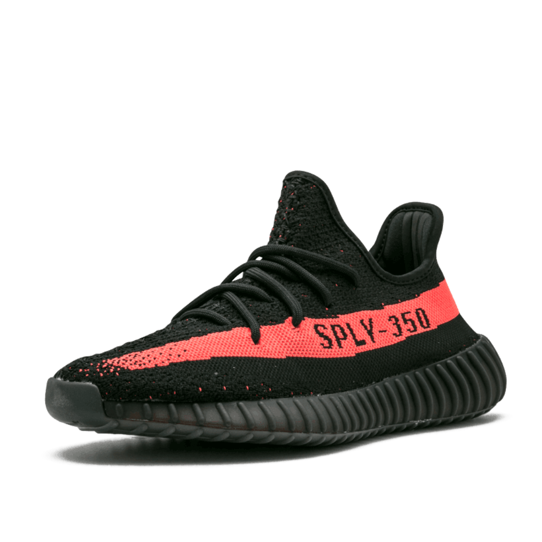 Yeezys sales black red